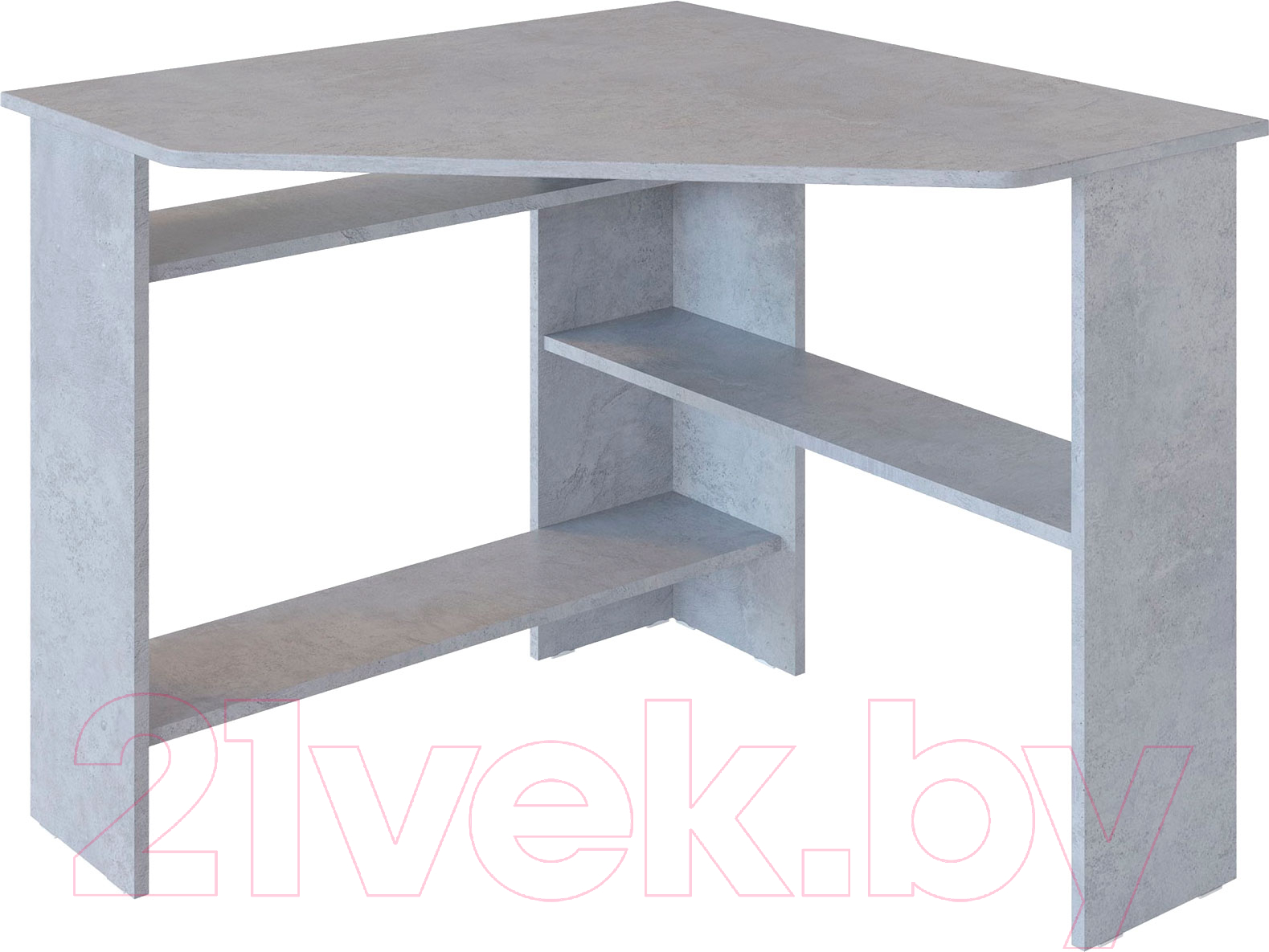 Письменный стол Сокол-Мебель КСТ-02 угловой (бетон)
