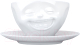 Чашка с блюдцем Tassen Laughing / T01.47.01 (белый) - 