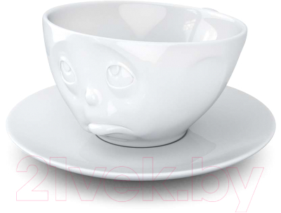 Чашка с блюдцем Tassen Oh Please / T01.44.01 (белый)