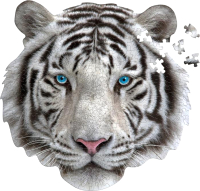 Пазл Madd Capp Белый тигр / 6004 (300эл) - 