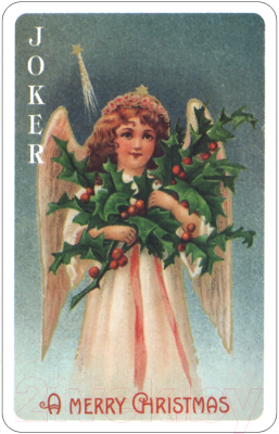 Игральные карты U.S. Games Systems Old Time Christmas Angles Playing Card Deck CAN54
