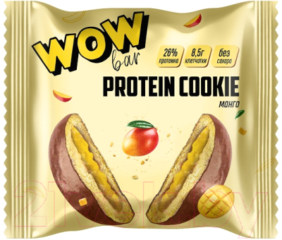 Протеиновое печенье Prime Kraft Wowbar Манго (10x40г)
