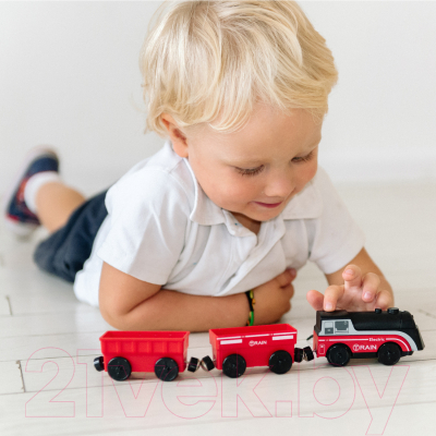 Поезд игрушечный Givito Грузовой локомотив / G212-023