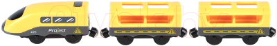 Поезд игрушечный Givito Мой город / G212-025 (желтый)