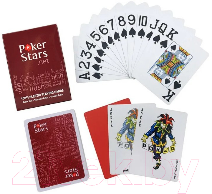 Игральные карты Copag Poker Stars Psgred — фото 2