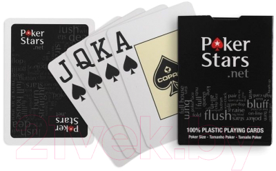 Изображение товара Игральные карты Copag Poker Stars Psgblack