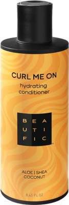 Бальзам для волос Beautific Curl Me On Увлажняющий для кудрявых и волнистых волос (250мл)