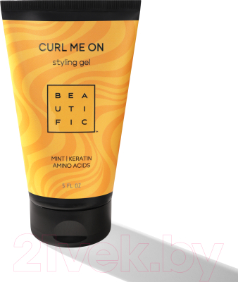 Гель для укладки волос Beautific Curl Me On Несмываемая для кудрявых и волнистых волос (150мл)