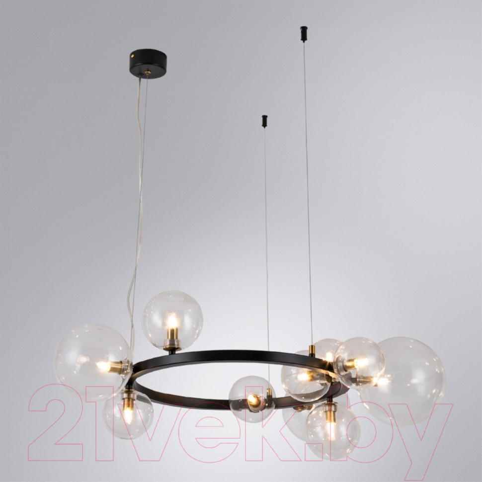 Люстра Arte Lamp Vincent A7790SP-10BK — фото 2