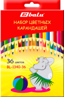 

Набор цветных карандашей BALU, Танцующий бегемот BL-1340-36