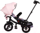 Миниатюра изображения товара Трехколесный велосипед с ручкой Moby Kids Leader 360 12x10 AIR Car / 641485 (розовый)