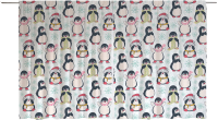 Шторы JoyArty Oxford DeLux Новогодние пингвины / pox_380857 (145x180) - 
