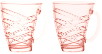 Набор кружек Luminarc Шейп Эланор O0141 (2шт, розовый) - 
