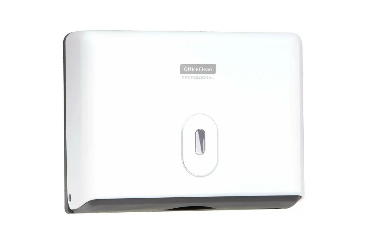 Диспенсер OfficeClean Professional Z-сл для полотенец механический (ABS-пластик, белый)