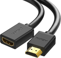 Удлинитель кабеля Ugreen HD107 / 10140 (0.5м, черный) - 