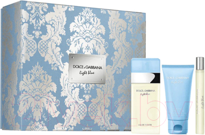 Парфюмерный набор Dolce&Gabbana Light Blue Forever Парфюмерная вода+Крем д/рук+Парфюмерная вода (100мл+50мл+10мл)