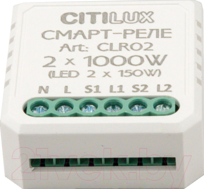 Умное реле Citilux Смарт 2-канальное CLR02