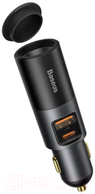 Зарядное устройство автомобильное Baseus CCBT-C0G (серый)