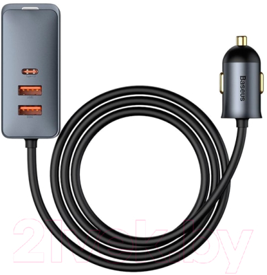 Зарядное устройство автомобильное Baseus CCBT-A0G (серый)