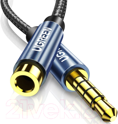 Удлинитель кабеля Ugreen AV118 / 40674 (1.5м, черный)