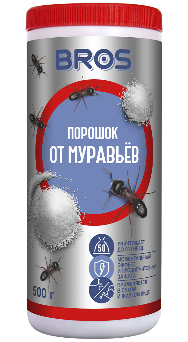 Порошок от насекомых Bros Против муравьев (500г)