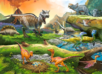 Пазл Castorland Premium Мир динозавров / B-111084 (100эл) - 