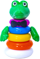 Развивающая игрушка Пластмастер Пирамида Крокодил / 13210 - 