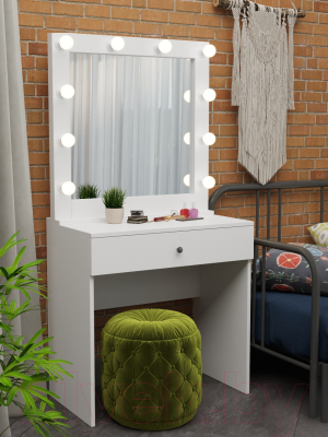 Туалетный столик с зеркалом Мир Мебели SV-11 с подсветкой