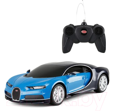 Радиоуправляемая игрушка Rastar Bugatti Chiron / 76100E (синий)