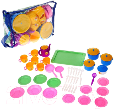 Набор игрушечной посуды Пластмастер Позови гостей / 21057
