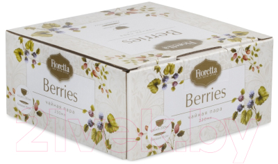 Чашка с блюдцем Fioretta Berries TDS600