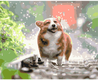 

Картина по номерам Lori, Смешной малыш / Кпн-232