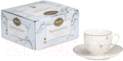 Чашка с блюдцем Fioretta Springtime TDS630