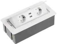 

Блок розеточный Ergosmart, Soft с USB