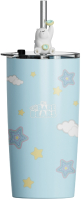 

Стакан с трубочкой Miniso, We Bare Bears Collection 4.0 Белый медведь / 0521