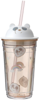 

Стакан с трубочкой Miniso, We Bare Bears 4.0 Панда / 3385