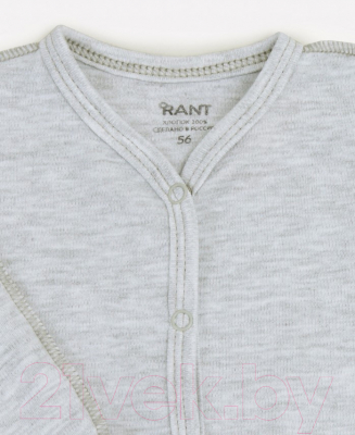 Комбинезон для малышей Rant 1669-56 (светло-серый меланж, р.56)