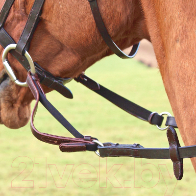 Повод для лошади Shires Flexi-Rein COB/FULL / 3264/HAVANA (коричневый)