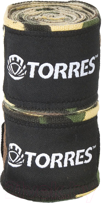 Боксерские бинты Torres PRL62017CA (хаки/камуфляж)