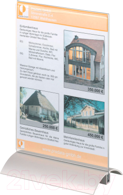 Изображение товара Информационная стойка Durable 858819 (прозрачный/серебристый)