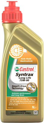Трансмиссионное масло Castrol Syntrax Longlife 75W90 / 154F0A (1л)