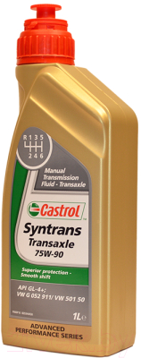 Трансмиссионное масло Castrol Syntrans Transaxle 75W90 VW 501.50 / 1557C3 (1л)