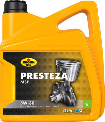 Моторное масло Kroon-Oil Presteza MSP 5W30 / 35137 (4л)