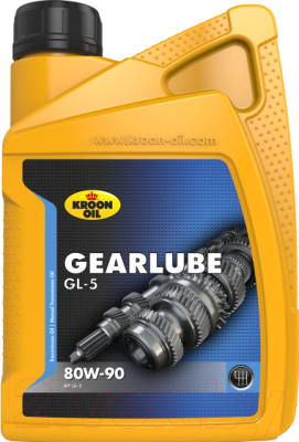 Трансмиссионное масло Kroon-Oil Gearlube GL-5 80W90 / 01206 (1л)