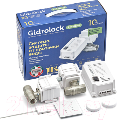 Система защиты от протечек Gidrolock Premium Radio Bonomi 1/2"