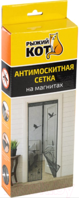 Москитная сетка на дверь Рыжий кот Капутомоскито Журавли / 103709