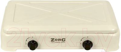 Газовая настольная плита ZORG O 200 (кремовый)