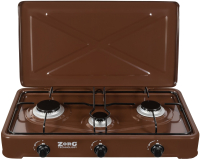 Газовая настольная плита ZORG O 300 (коричневый) - 