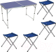 Комплект складной мебели ECOS Пикник CHO-150-E / 992981 (синий) - 