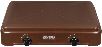 Газовая настольная плита ZORG O 200 (коричневый)